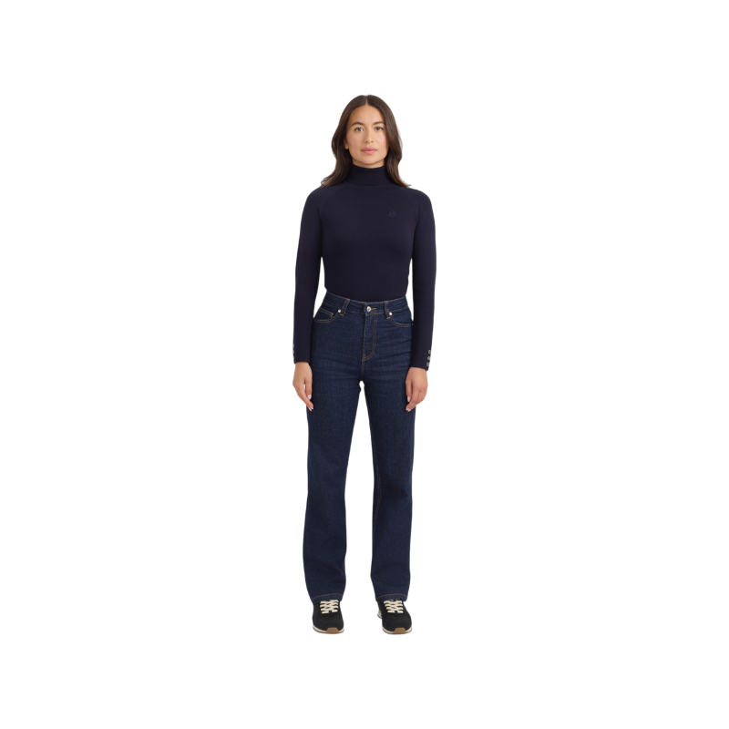 Harcour - Pull col roulé femme Christina marine