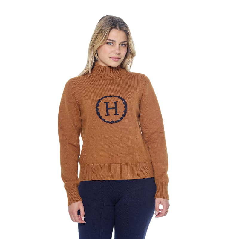 Harcour - Pull manches longues femme Plaza golden yellow | - Ohlala