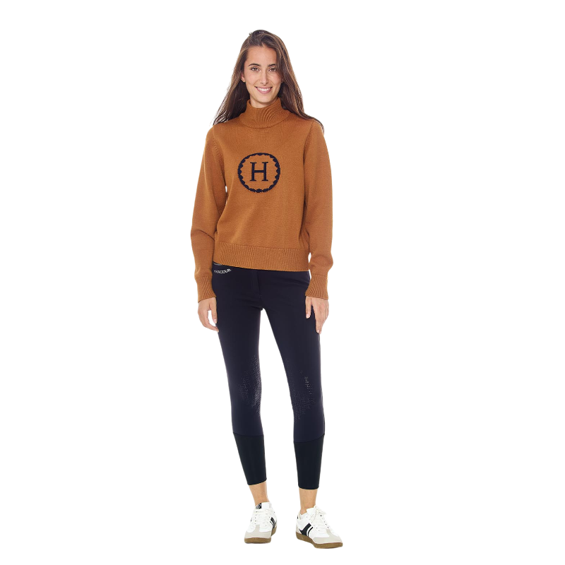 Harcour - Pull manches longues femme Plaza golden yellow | - Ohlala