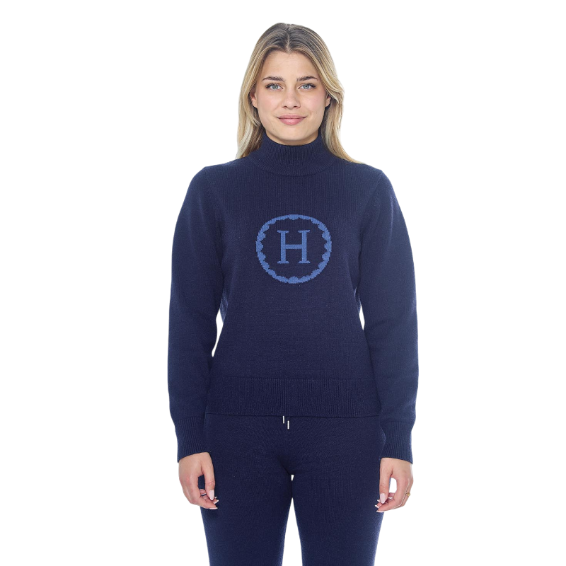 Harcour - Pull manches longues femme Plaza marine | - Ohlala