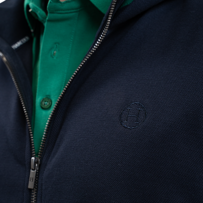 Harcour - Pull manches longues homme Simon marine