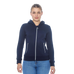 Harcour - Dames longsleeve sweater met rits Sworm marine | - Ohlala