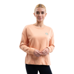 Harcour - Sweater lange mouwen dames Santana abrikoos | - Ohlala