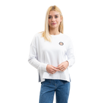 Harcour - Dames sweater lange mouwen Santana wit | - Ohlala