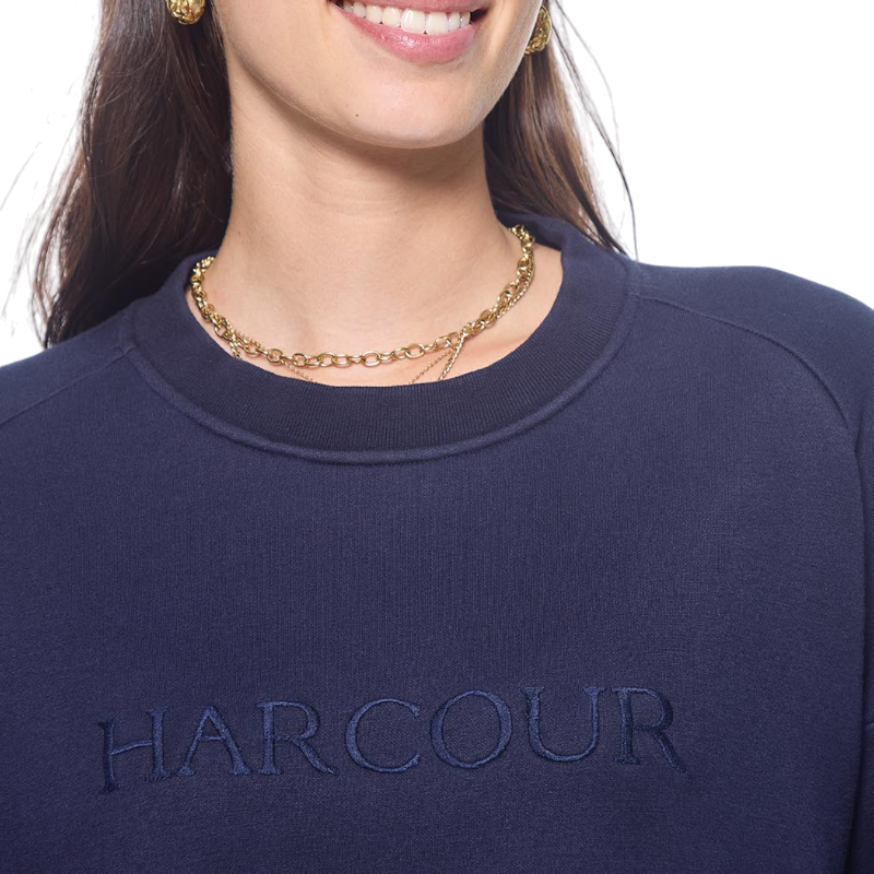 Harcour - Sweat manches longues femme Sirius marine