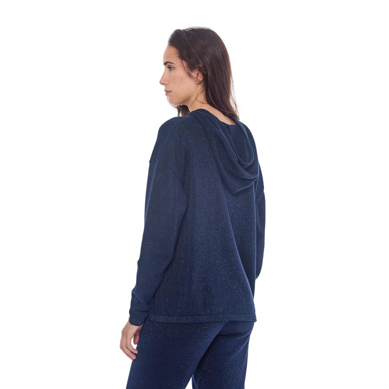 Harcour - Sweat manches longues femme Swambo marine shiny