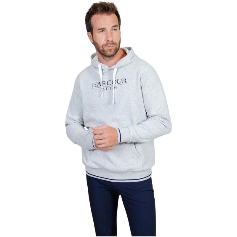 Harcour - Sweat manches longues homme Swiss gris