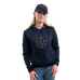 Harcour - Unisex sweater lange mouwen Samy marine mosaic | - Ohlala