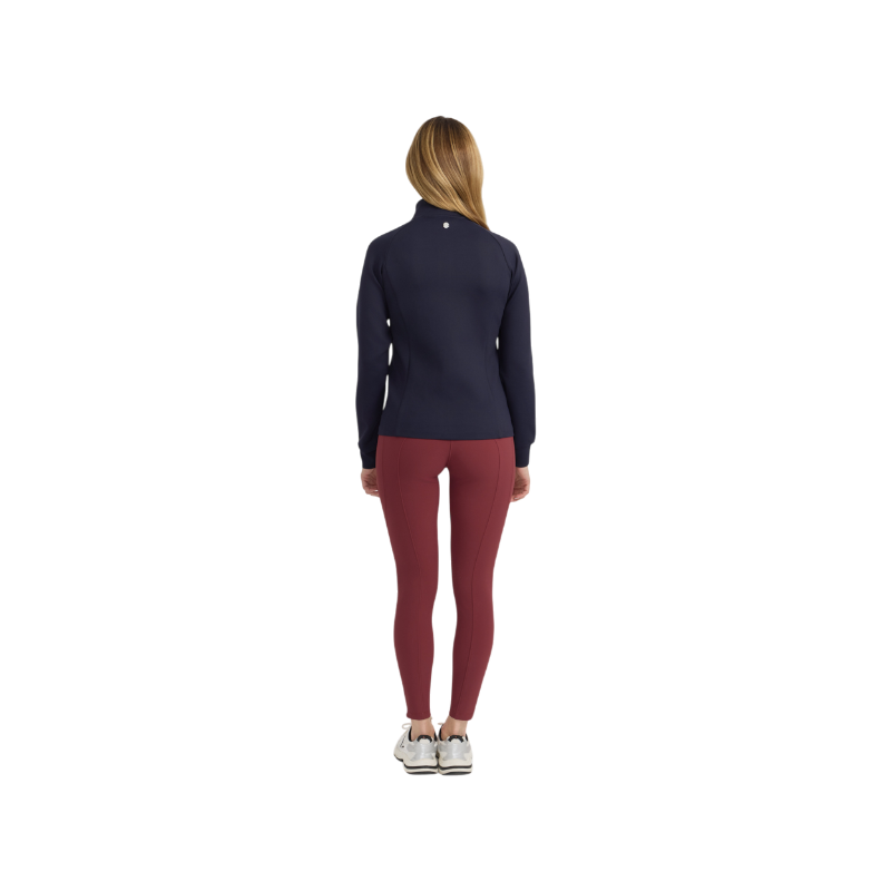 Harcour - Sweat technique zippé femme Clotilde marine