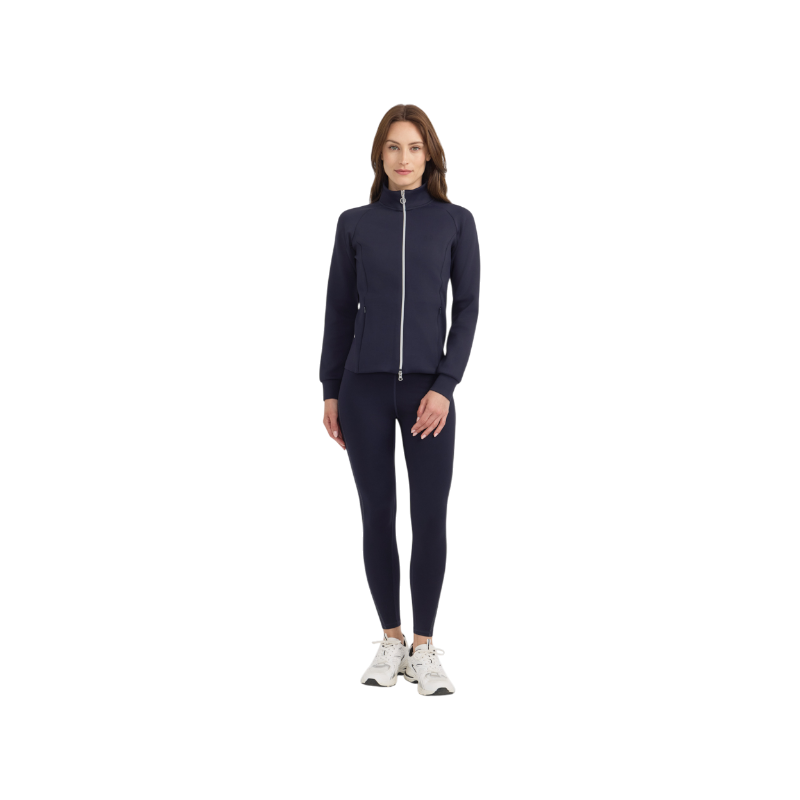 Harcour - Sweat technique zippé femme Clotilde marine