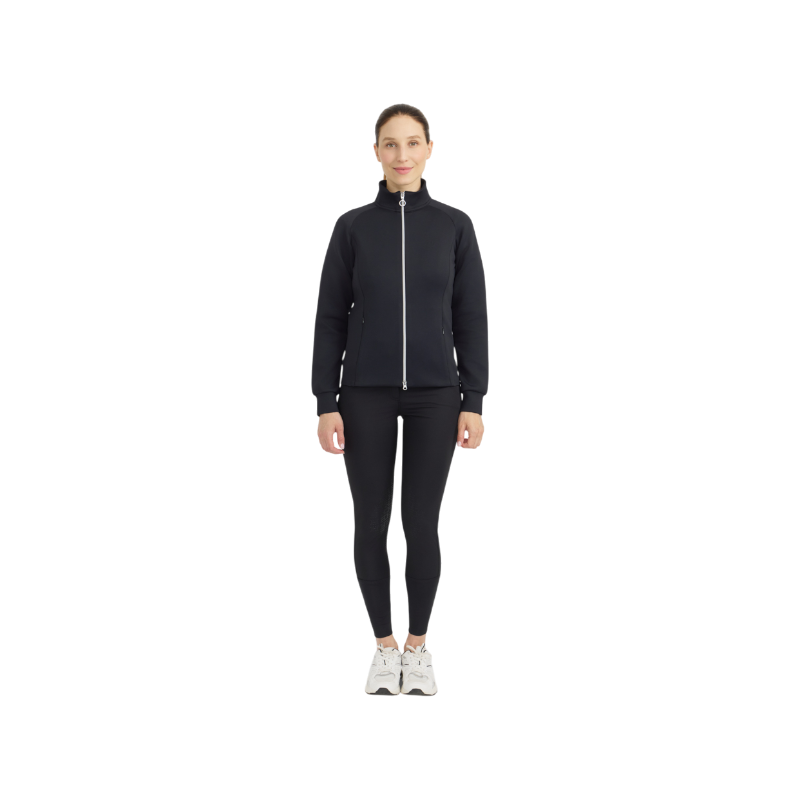 Harcour - Sweat technique zippé femme Clotilde noir