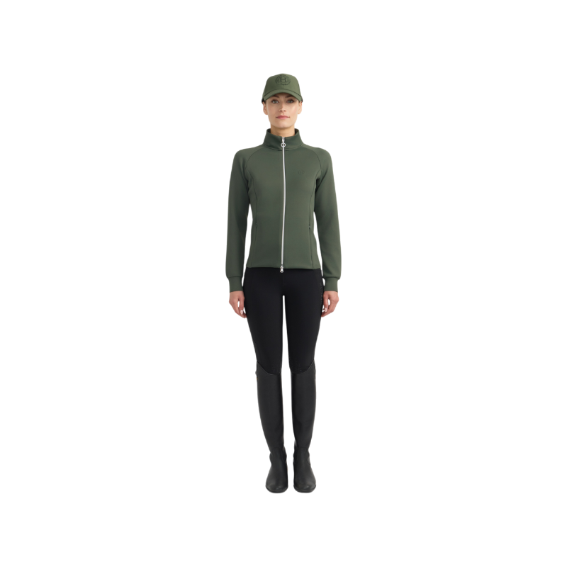 Harcour - Sweat technique zippé femme Clotilde trèfle