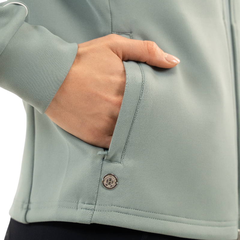 Harcour - Sweat zippé femme Bryssea colibri | - Ohlala