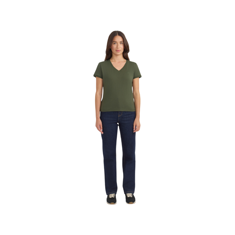 Harcour - T-shirt femme manches courtes Aquila trèfle
