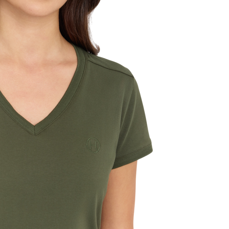 Harcour - T-shirt femme manches courtes Aquila trèfle
