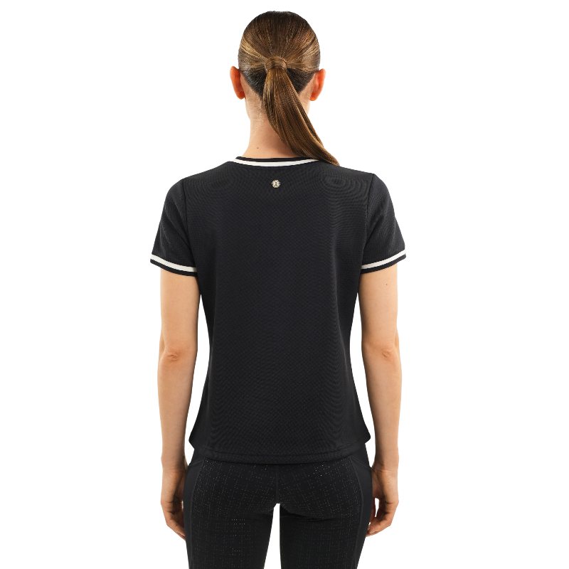 Harcour - T-shirt korte mouwen dames Belsara marine | - Ohlala