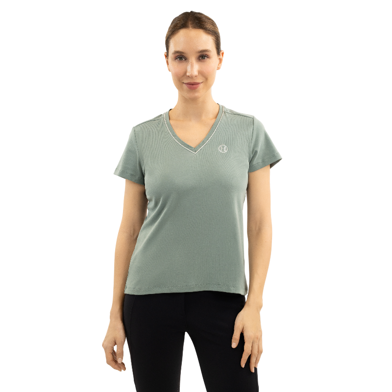 Harcour - T-shirt manches courtes femme Berenice colibri | - Ohlala