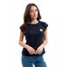Harcour - Dames T-shirt korte mouwen Tchaka marine | - Ohlala