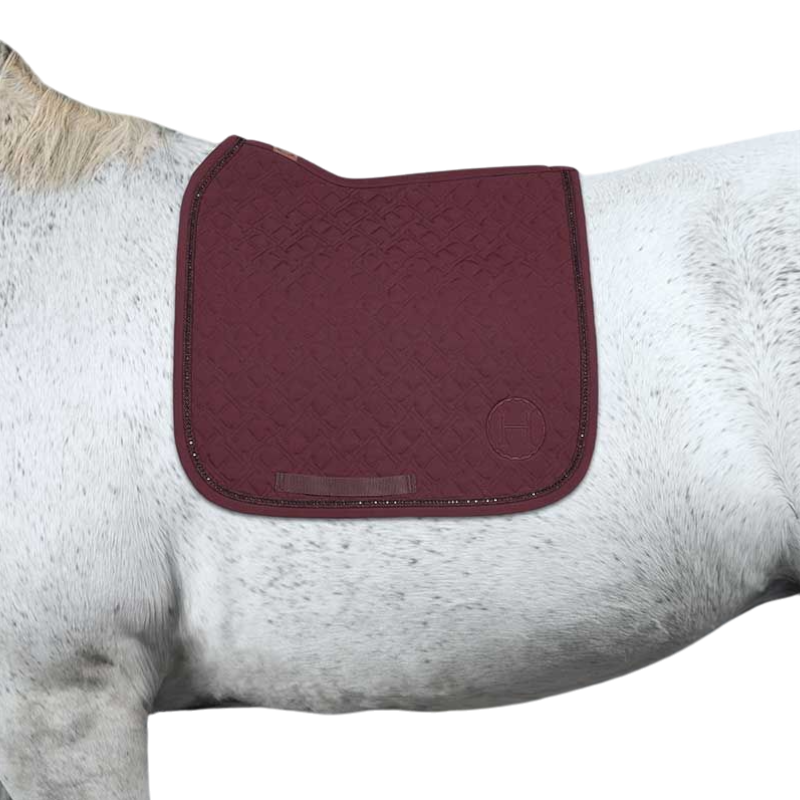 Harcour - Tapis de dressage Saphir aubergine