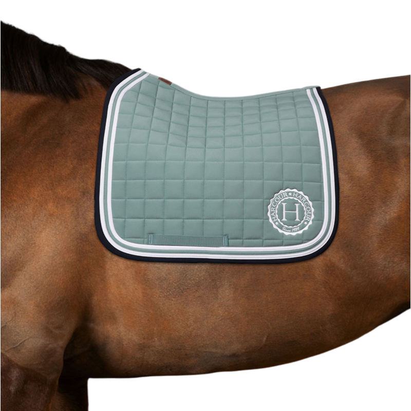 Harcour - Tapis de dressage Soft gris vert | - Ohlala
