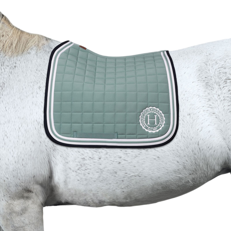 Harcour - Tapis de dressage Soft gris vert | - Ohlala