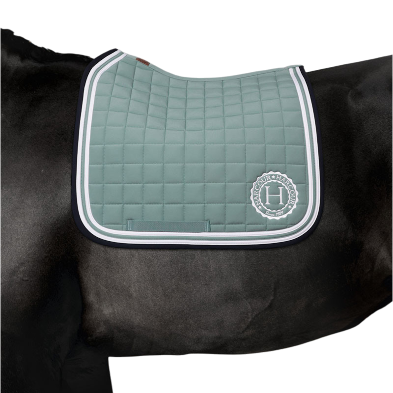 Harcour - Tapis de dressage Soft gris vert | - Ohlala