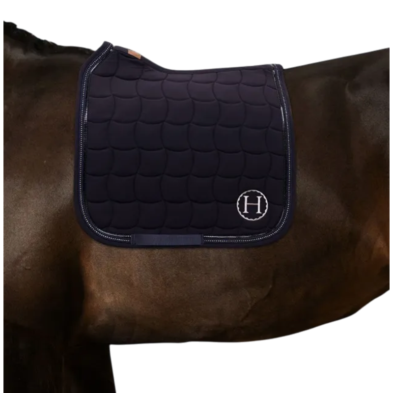 Harcour - Tapis de dressage Stelina marine