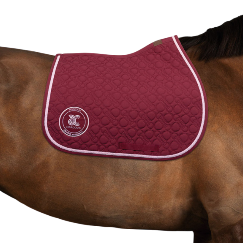 Harcour - Tapis de selle Cadence bordeaux