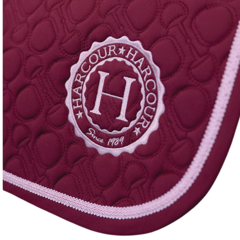 Harcour - Tapis de selle Cadence bordeaux