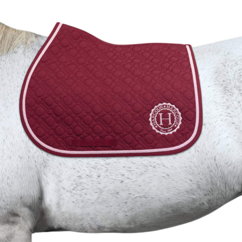 Harcour - Tapis de selle Cadence bordeaux