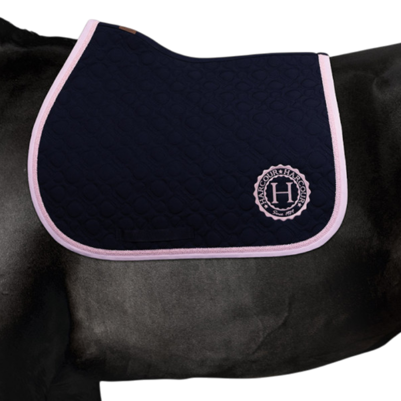 Harcour - Tapis de selle Cadence marine