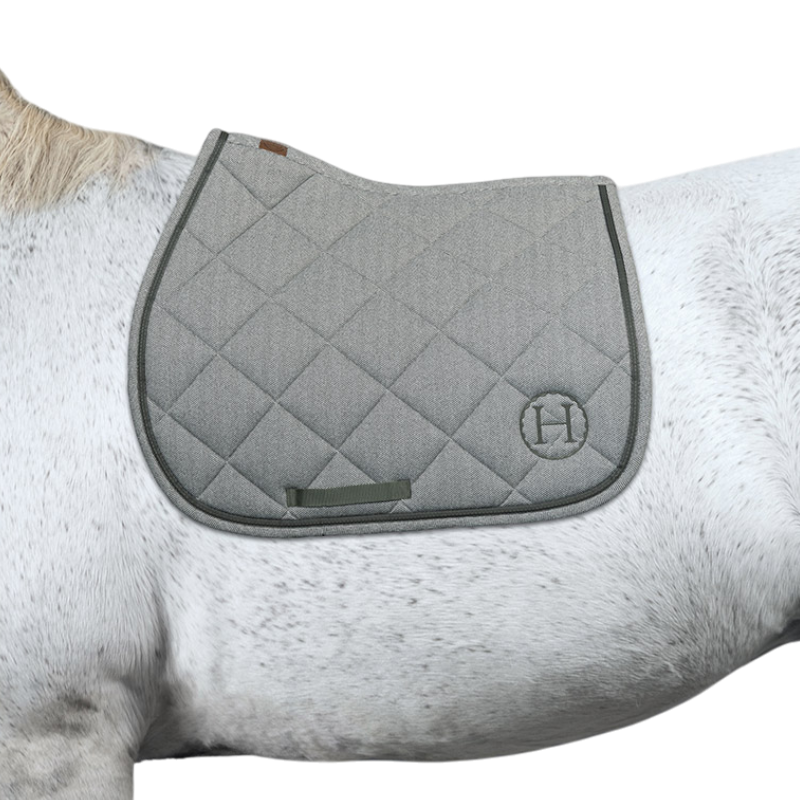 Harcour - Tapis de selle Charma chevron/ trèfle