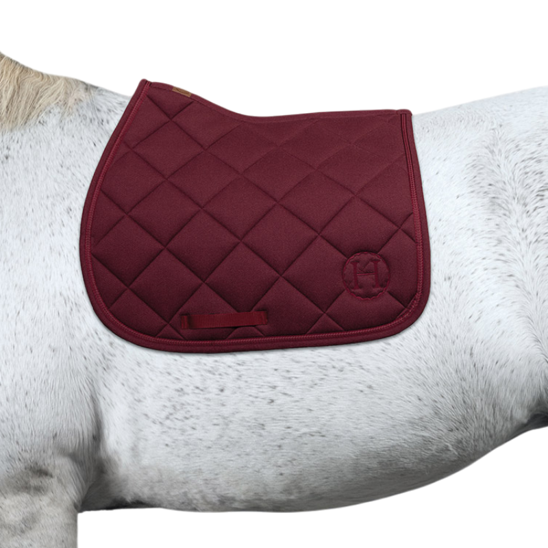 Harcour - Tapis de selle Charma chevron/ vigne