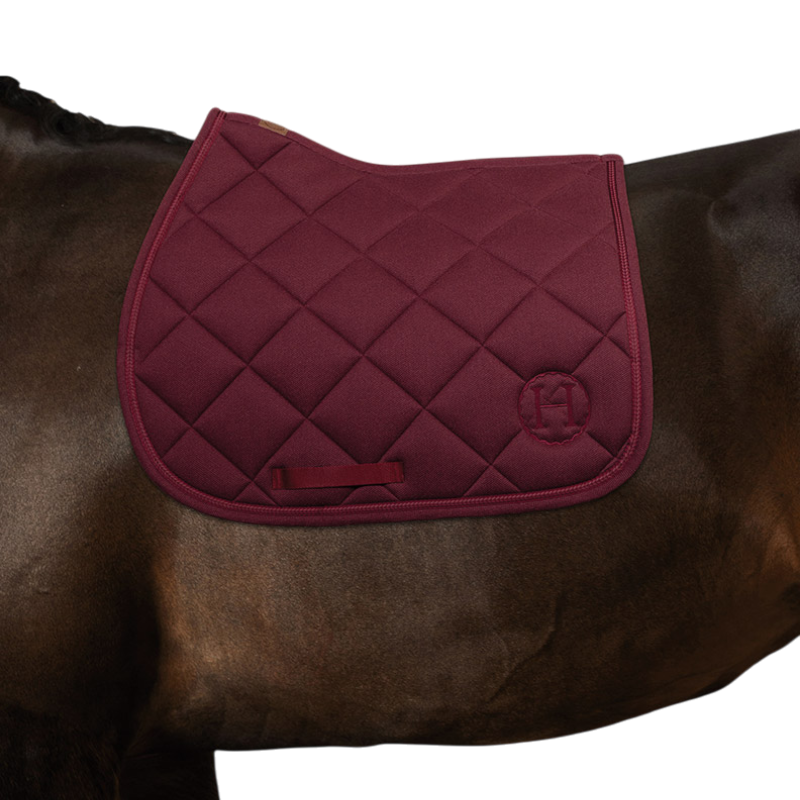 Harcour - Tapis de selle Charma chevron/ vigne
