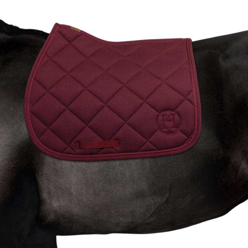 Harcour - Tapis de selle Charma chevron/ vigne