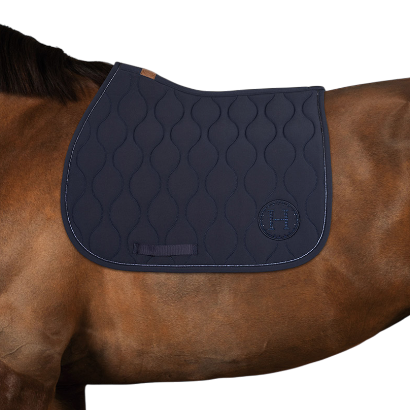 Tapis de selle Ivana marine - Harcour