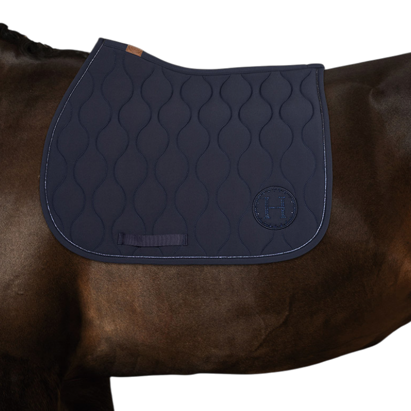 Tapis de selle Ivana marine - Harcour