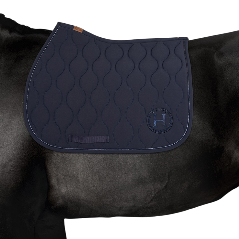 Tapis de selle Ivana marine - Harcour