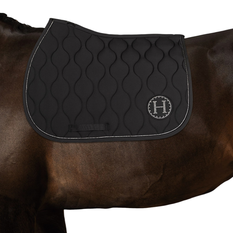Tapis de selle Ivana noir - Harcour