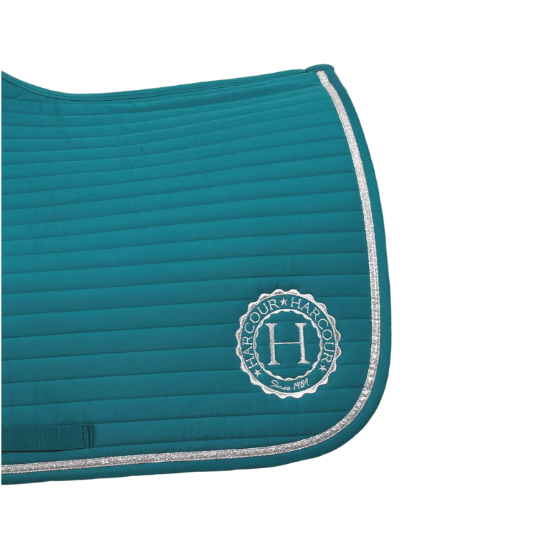 Harcour - Tapis de dressage Karembar bleu canard | - Ohlala