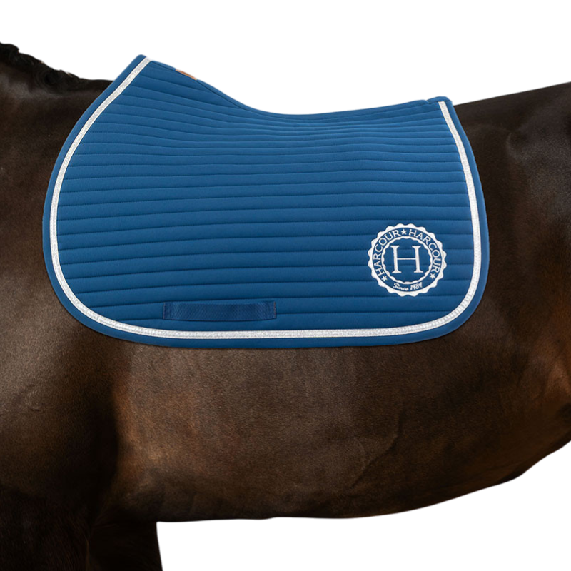 Harcour - Tapis de selle Karembar bleu lagon | - Ohlala