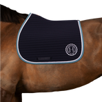 Harcour - Tapis de selle Karembar marine/ peacock | - Ohlala