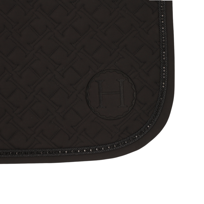Harcour - Tapis de selle Saphir noir