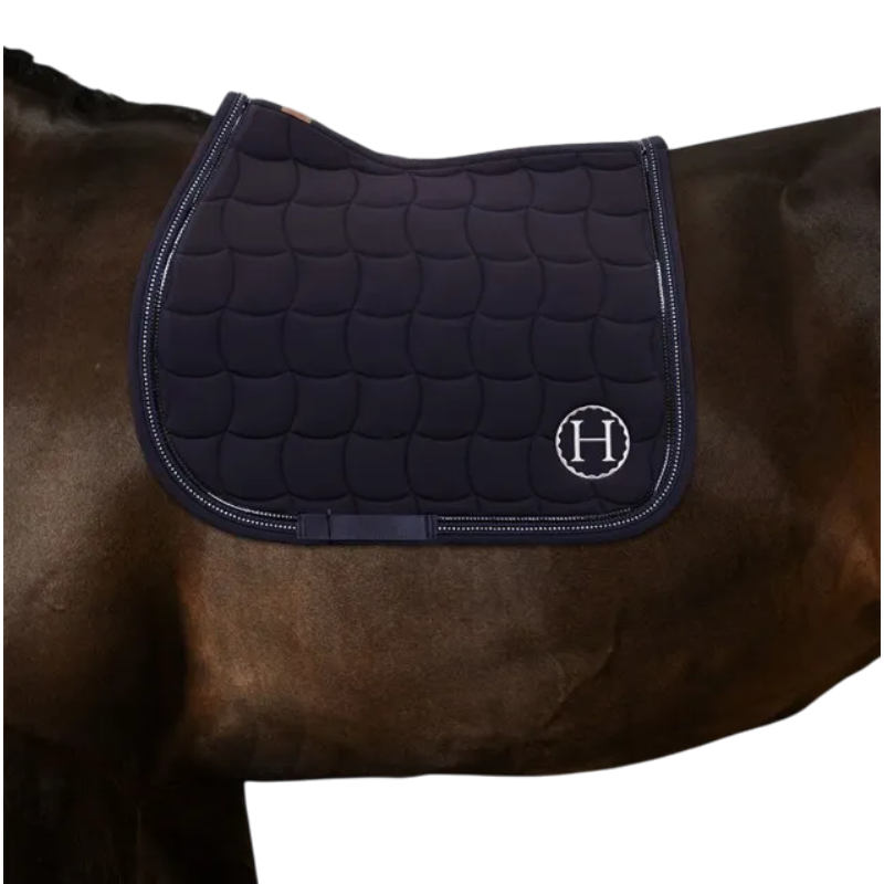 Harcour - Tapis de selle Stelina marine