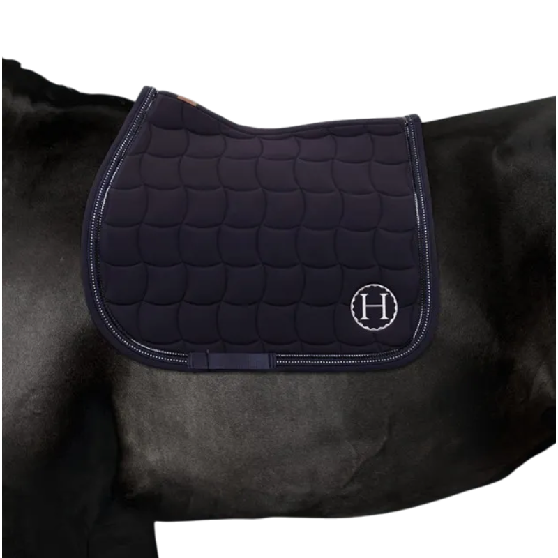 Harcour - Tapis de selle Stelina marine