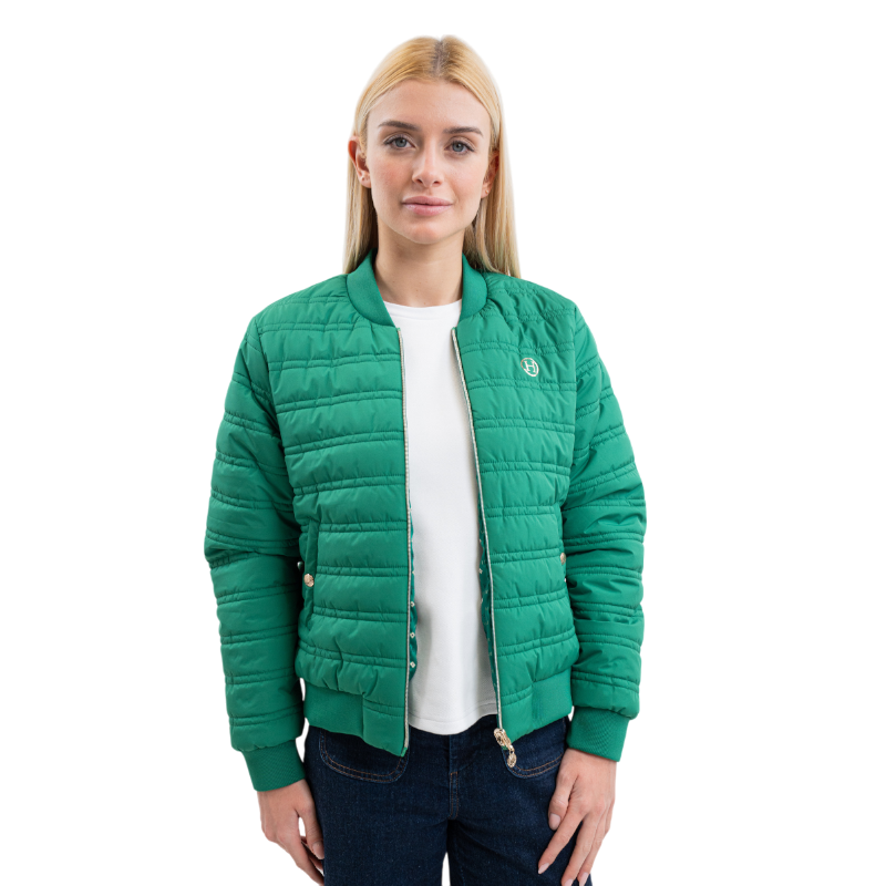 Harcour - Veste bombers femme Boecia emerald green