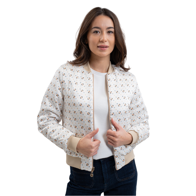 Harcour - Veste bombers femme Boecia lin