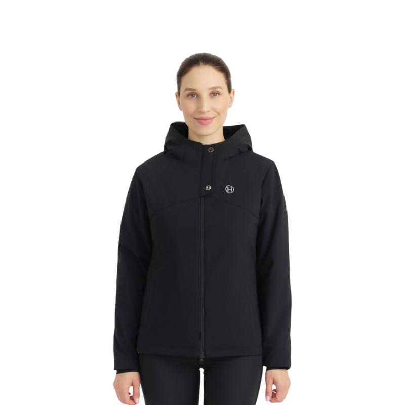 Harcour - Veste chaude manches longues femme Siam noir