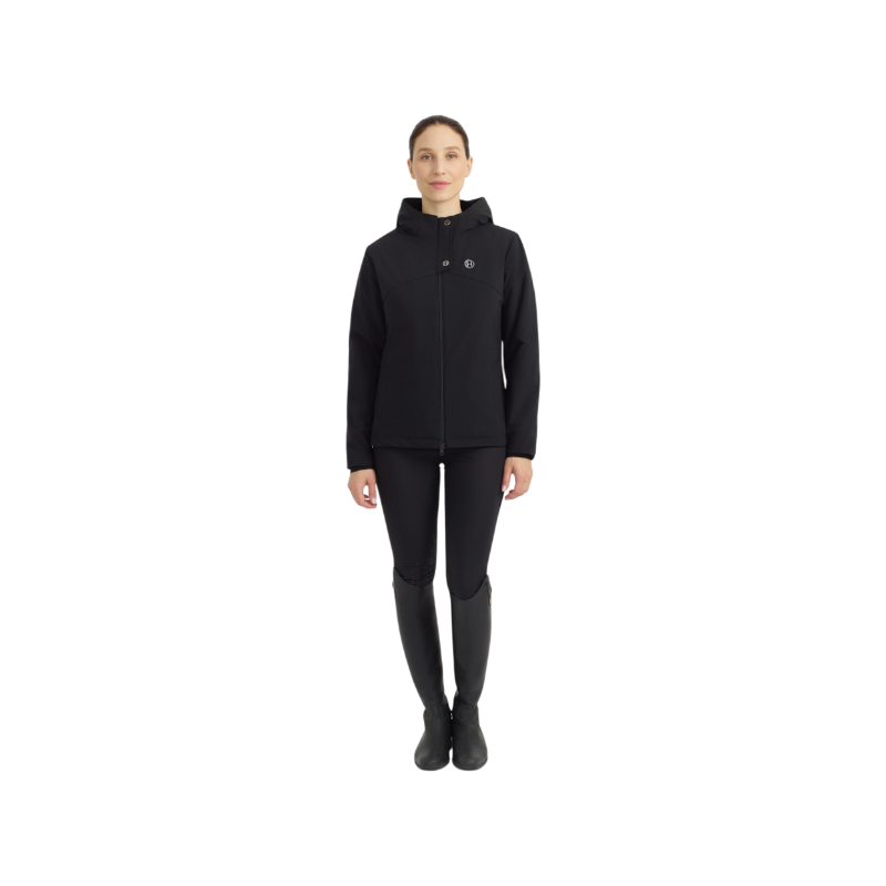 Harcour - Veste chaude manches longues femme Siam noir