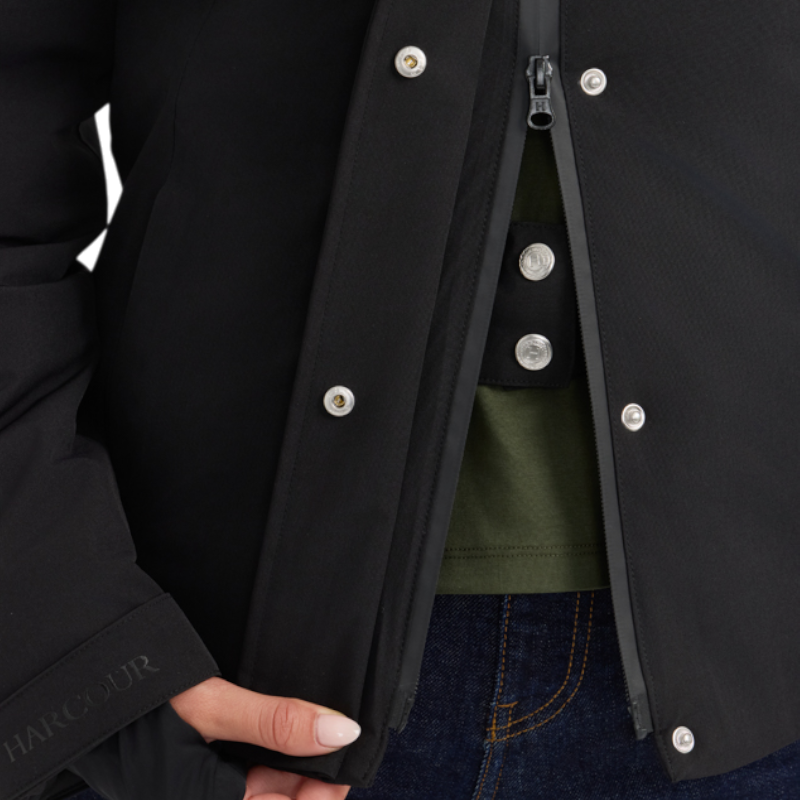 Harcour - Veste chaude manches longues femme Storma noir